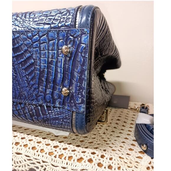 NWT Brahmin Kyanite Havisham Small Finley Satchel - Picture 6 of 7
